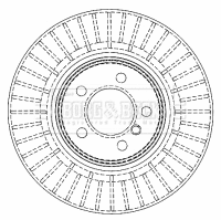 Brake Disc (BBD5919S)