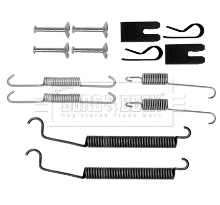 Accessory Kit, brake shoes (BBK6218)