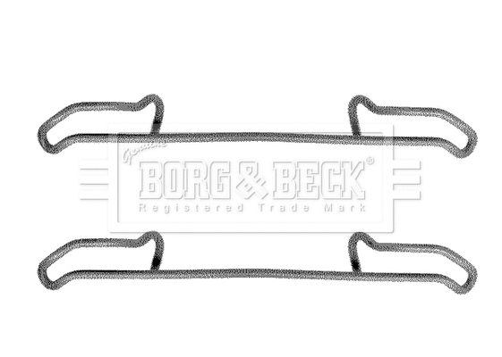 Accessory Kit, disc brake pad (BBK1137)