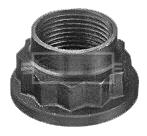 Nut, stub axle (BHN211)