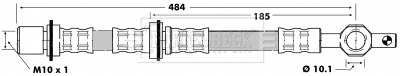 Brake Hose (BBH6452)
