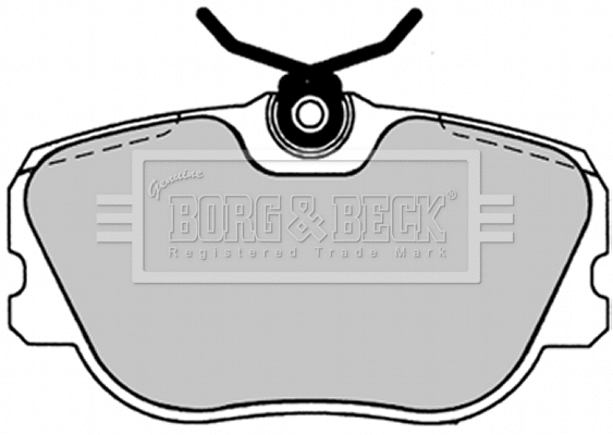 Brake Pad Set, disc brake (BBP1229)