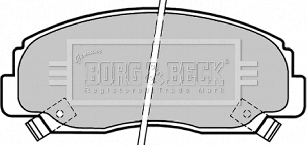 Brake Pad Set, disc brake (BBP1341)