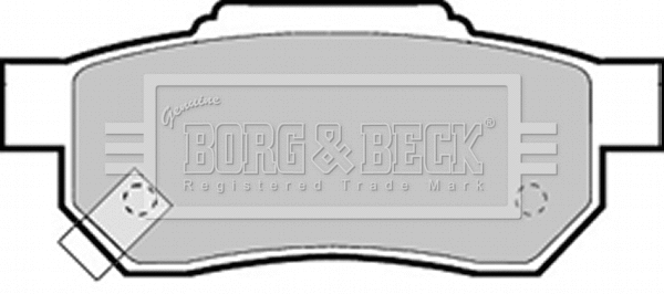 Brake Pad Set, disc brake (BBP1453)