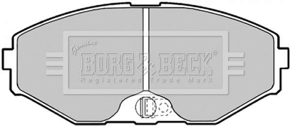 Brake Pad Set, disc brake (BBP1598)