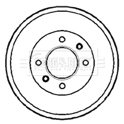 Brake Drum (BBR7088)