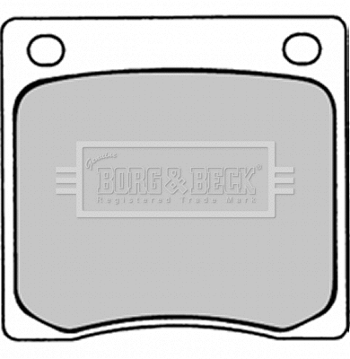 Brake Pad Set, disc brake (BBP1296)