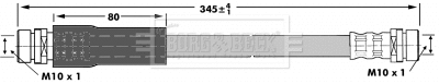 Brake Hose (BBH6966)