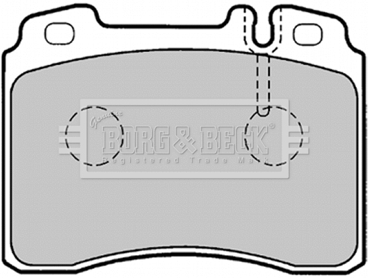 Brake Pad Set, disc brake (BBP1367)