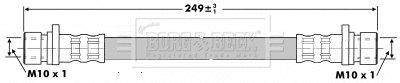 Brake Hose (BBH6203)