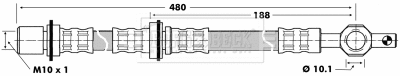 Brake Hose (BBH6443)