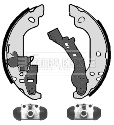 Brake Shoe Set (BBS1048K)
