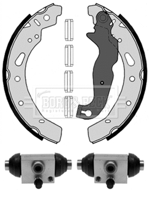 Brake Shoe Set (BBS1114K)
