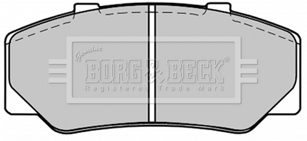 Brake Pad Set, disc brake (BBP1246)