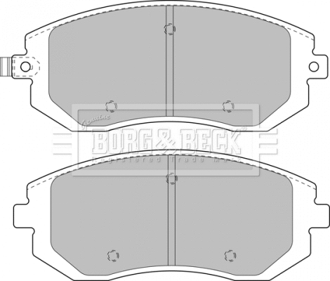 Brake Pad Set, disc brake (BBP1905)