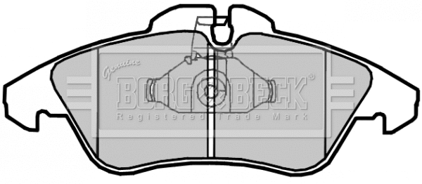 Brake Pad Set, disc brake (BBP2071)