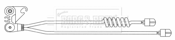 Warning Contact, brake pad wear (BWL33077)