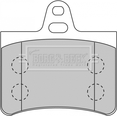 Brake Pad Set, disc brake (BBP1710)