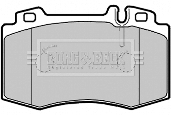 Brake Pad Set, disc brake (BBP2132)