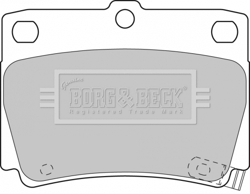 Brake Pad Set, disc brake (BBP1819)