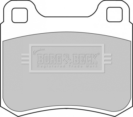 Brake Pad Set, disc brake (BBP1544)