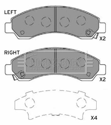 Brake Pad Set, disc brake