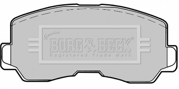 Brake Pad Set, disc brake (BBP1213)
