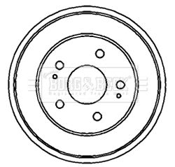 Brake Drum (BBR7150)