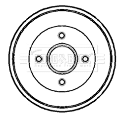 Brake Drum (BBR7079)