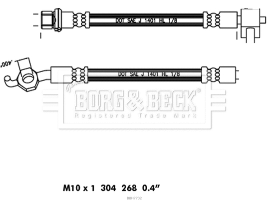 Brake Hose (BBH7732)