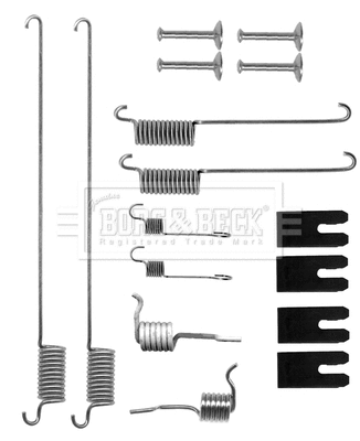 Accessory Kit, brake shoes (BBK6275)