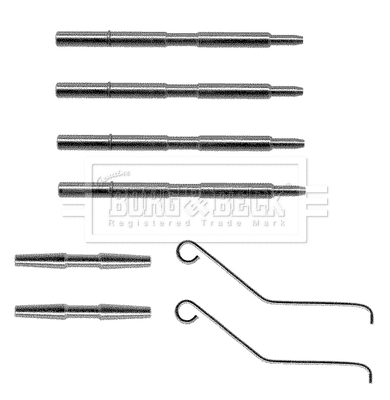 Accessory Kit, disc brake pad (BBK1031)