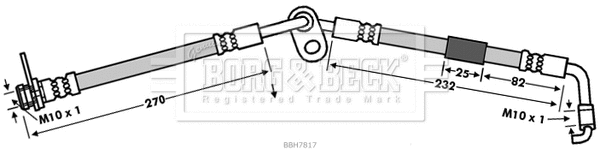 Brake Hose (BBH7817)