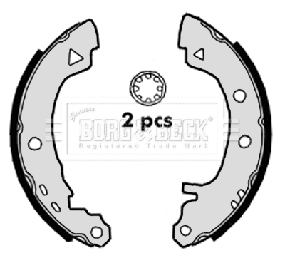 Brake Shoe Set (BBS6316)