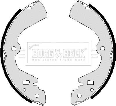 Brake Shoe Set (BBS6250)