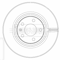 Brake Disc (BBD4509)