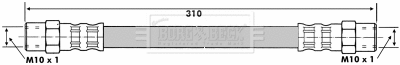 Brake Hose (BBH6050)