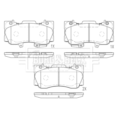 Brake Pad Set, disc brake