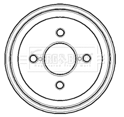 Brake Drum (BBR7095)