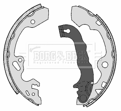 Brake Shoe Set (BBS6266)