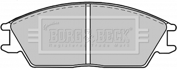 Brake Pad Set, disc brake (BBP1268)
