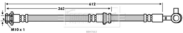 Brake Hose (BBH7663)