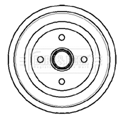Brake Drum (BBR7046)