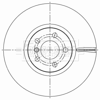 Brake Disc (BBD6195S)
