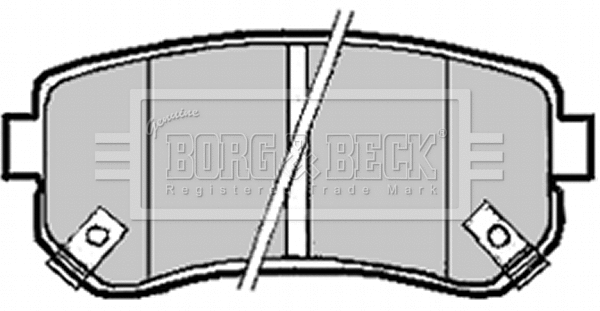 Brake Pad Set, disc brake (BBP1924)