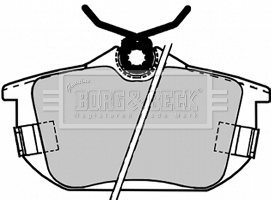 Brake Pad Set, disc brake (BBP1488)