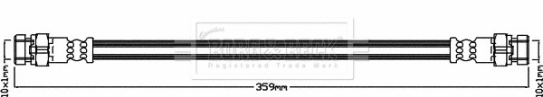 Brake Hose (BBH8024)
