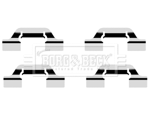 Accessory Kit, disc brake pad (BBK1336)