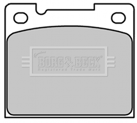 Brake Pad Set, disc brake (BBP1347)