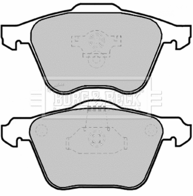 Brake Pad Set, disc brake (BBP1861)